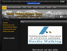 Tablet Screenshot of nordicwalkingrecoaro.org